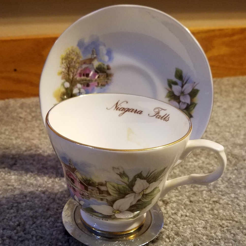 Crown Trent Niagra Falls Ontario Cup & Saucer